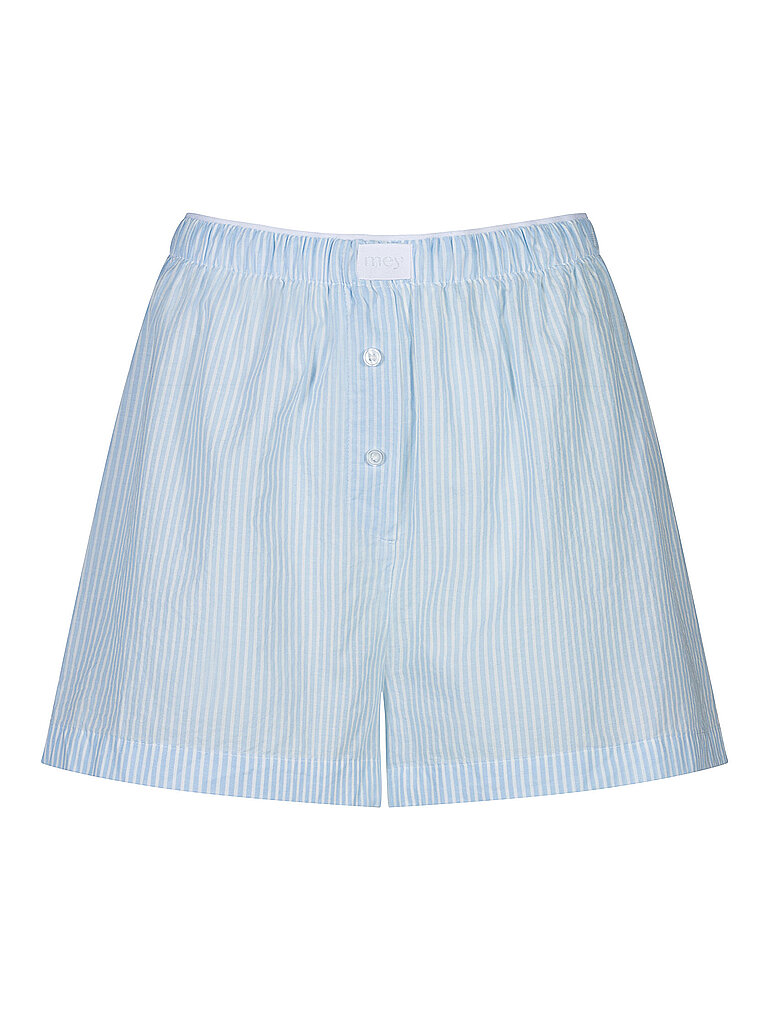 MEY Pyjamashorts COTTON STRIPES powder – mey