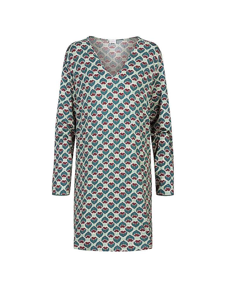 MEY Nachthemd - Sleepshirt MYSTICAL MAZE eucalyptus green  grün | M