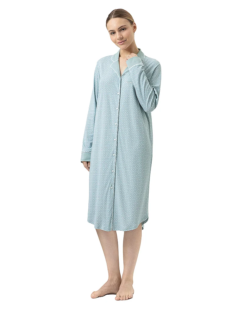MEY Nachthemd FINEST DREAMS waterscape bleu clair | 44