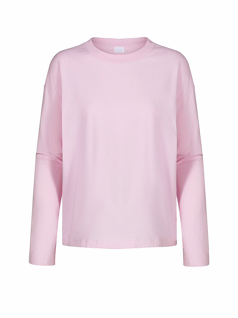 MEY Pyjamashirt SOLID LOVE soft pink rosa | L