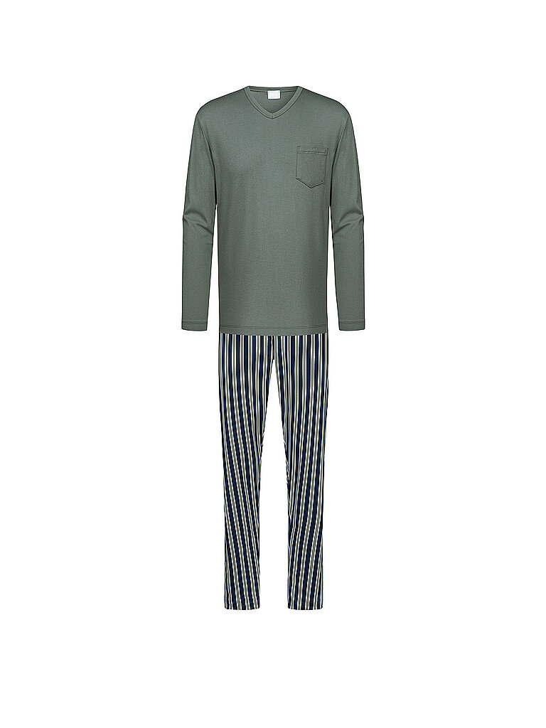 Lange Pyjama Mey Rough Stripes