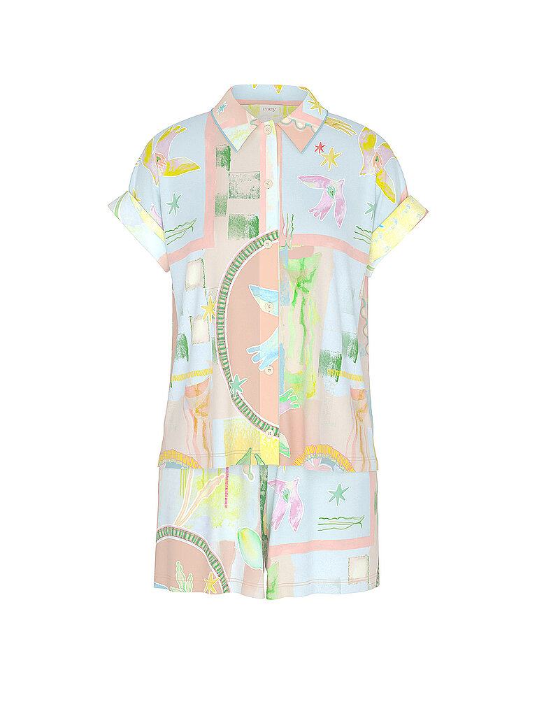 MEY Pyjama brezzy blue hellblau | M