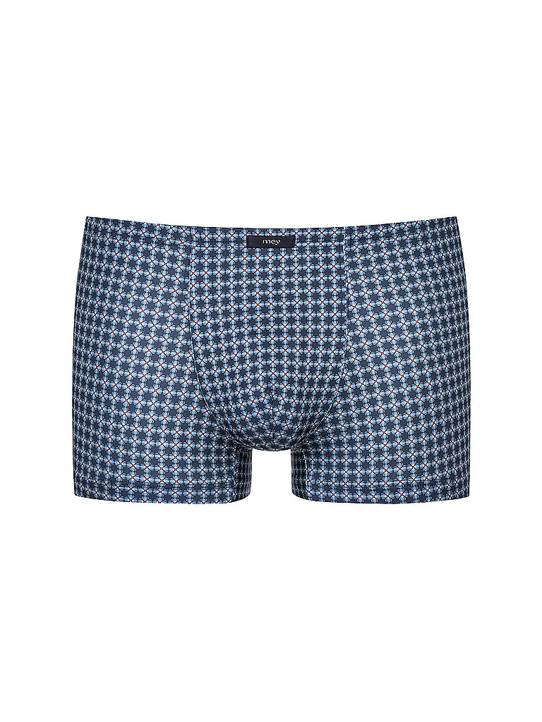 MEY Pants FLORAL GRID alaskan blue dunkelblau | M
