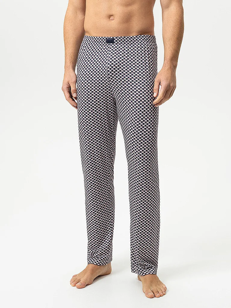 MEY Pantalon de pyjama bleu marine | S