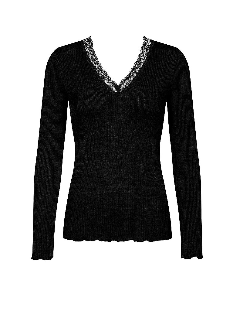 MEY Langarmshirt WOOL EXPRESSIVE schwarz schwarz | L