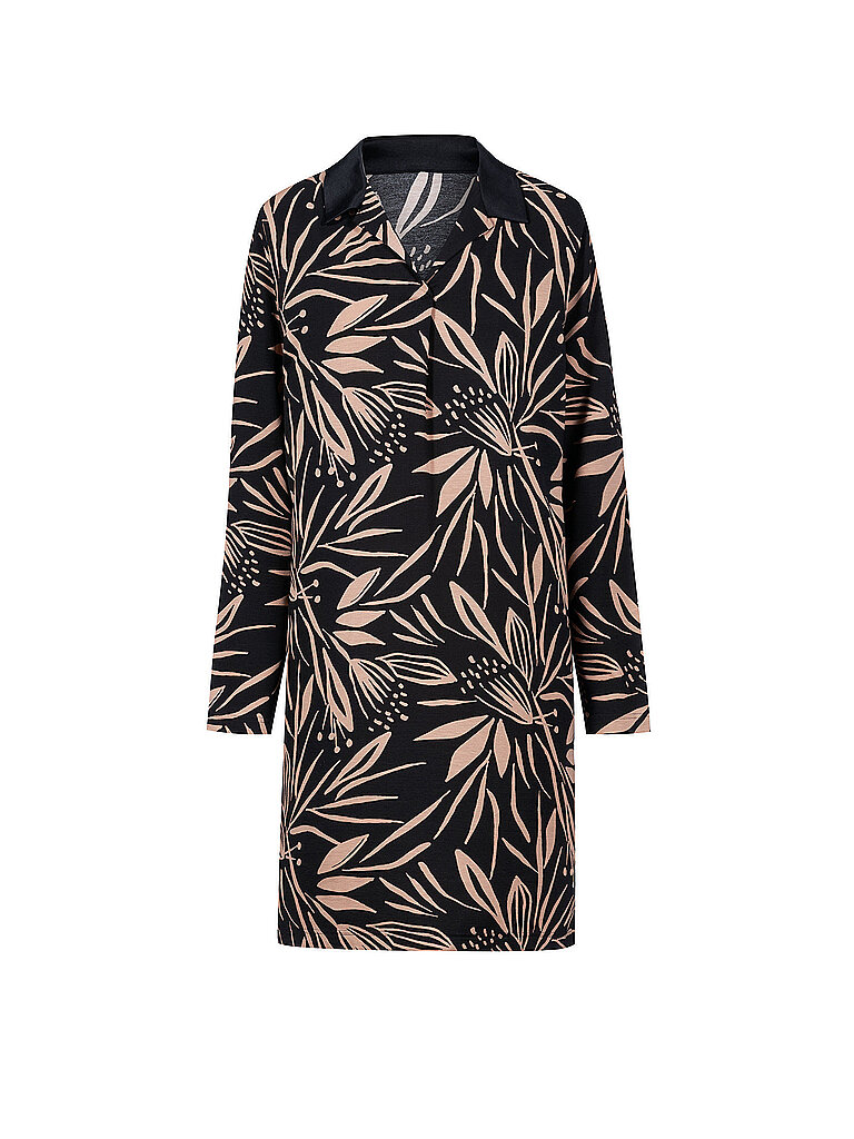 MEY Nachthemd - Sleepshirt VIVID BLOOM schwarz schwarz | XL