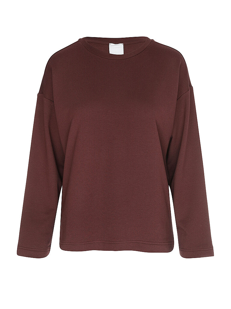 MEY Loungewear Sweater COMFY COMFORT hot maroon braun | L