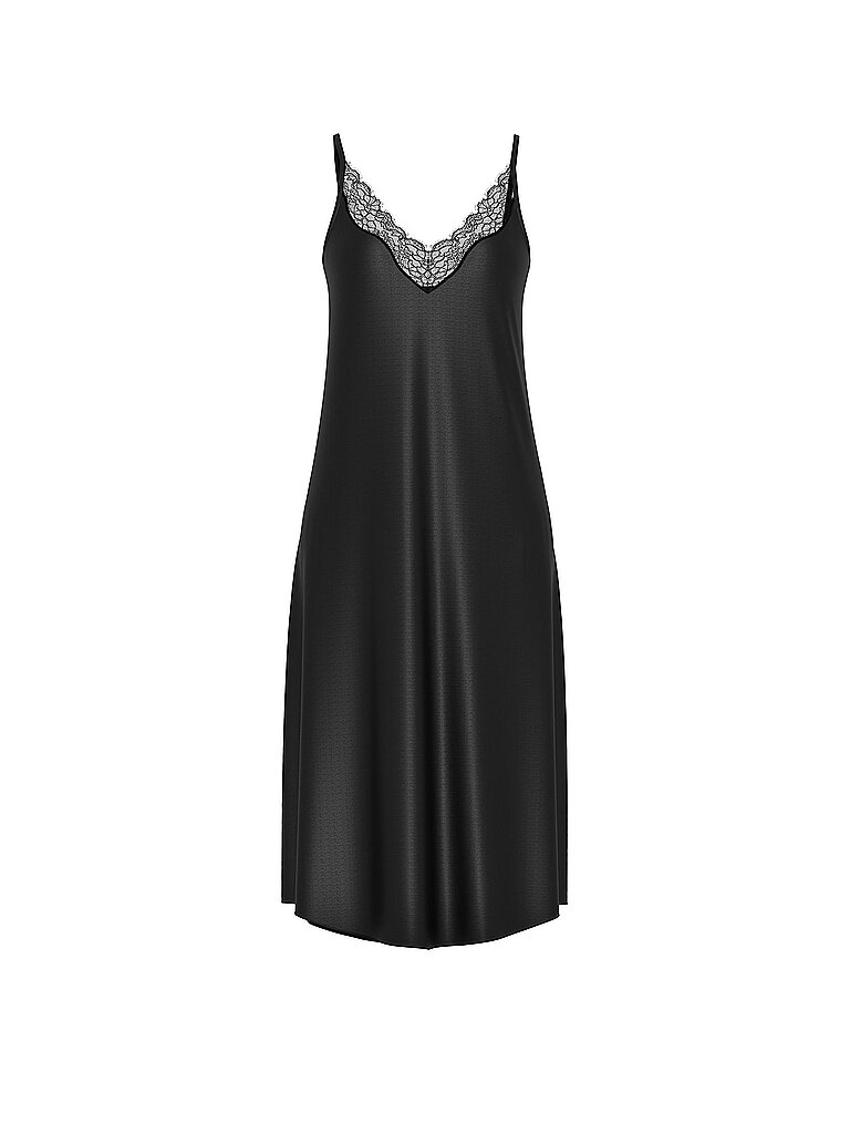 MEY Nachthemd - Sleepshirt PURE SHINE schwarz schwarz | L