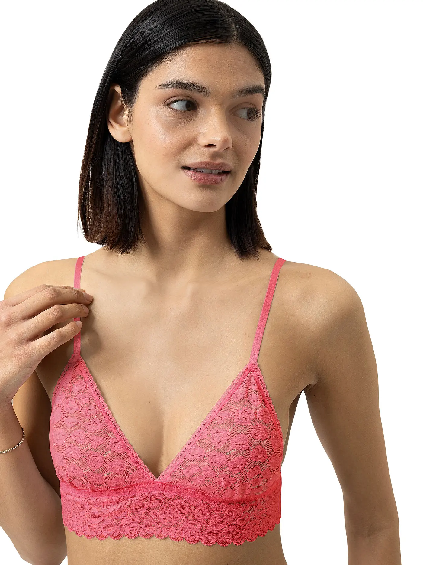 MEY | BH ohne Bügel  SAVAGE LACE paradise pink | rosa