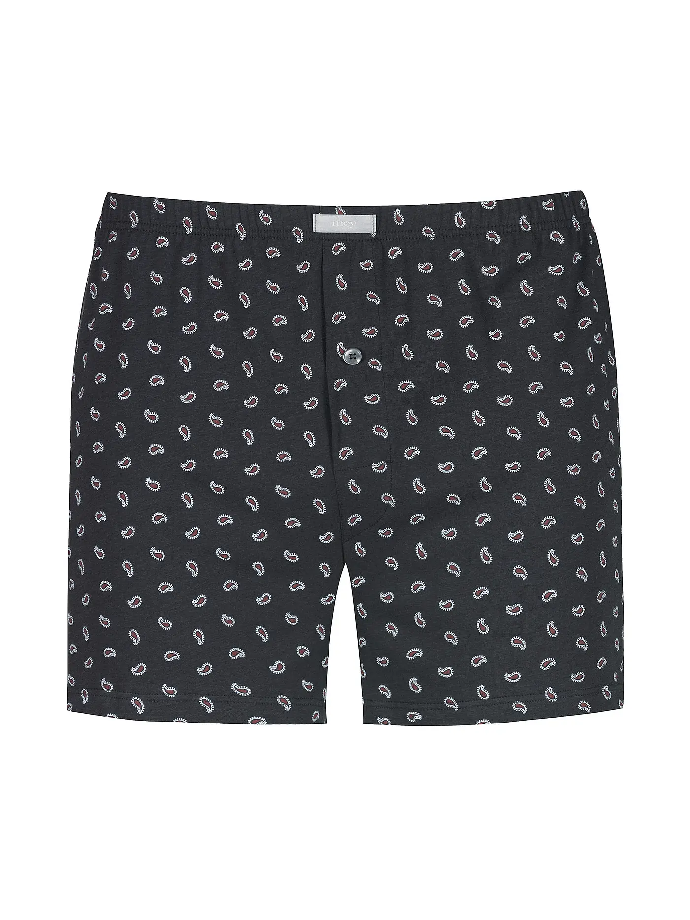 MEY | Boxershorts lava grey | dunkelblau