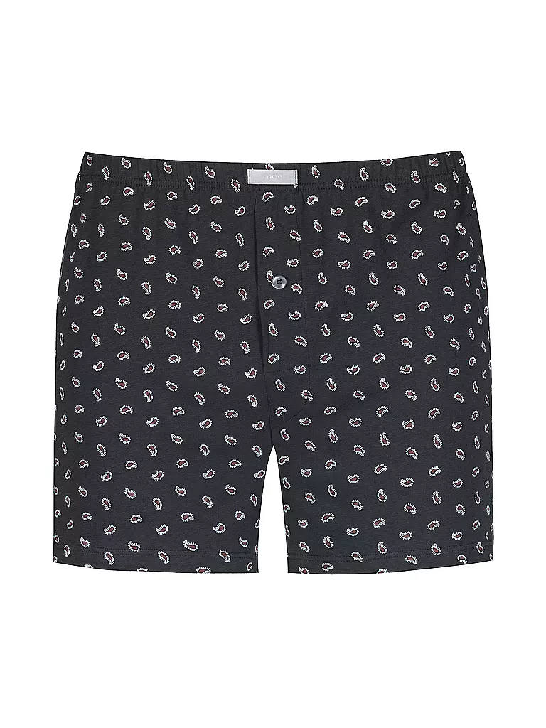 MEY | Boxershorts lava grey | dunkelblau