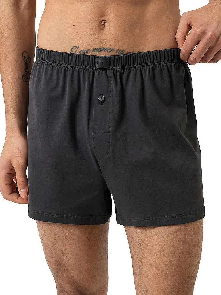 MEY | Boxershorts thunder grey | hellgrau