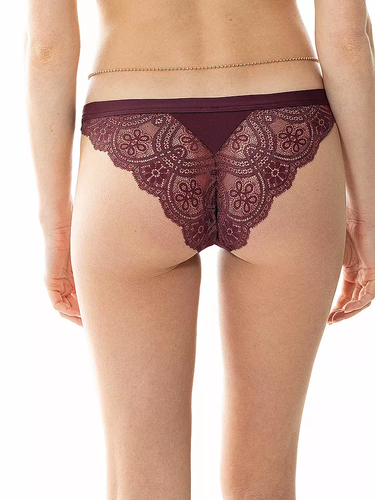 MEY | Brasil Slip indigo rose | Dunkelrot