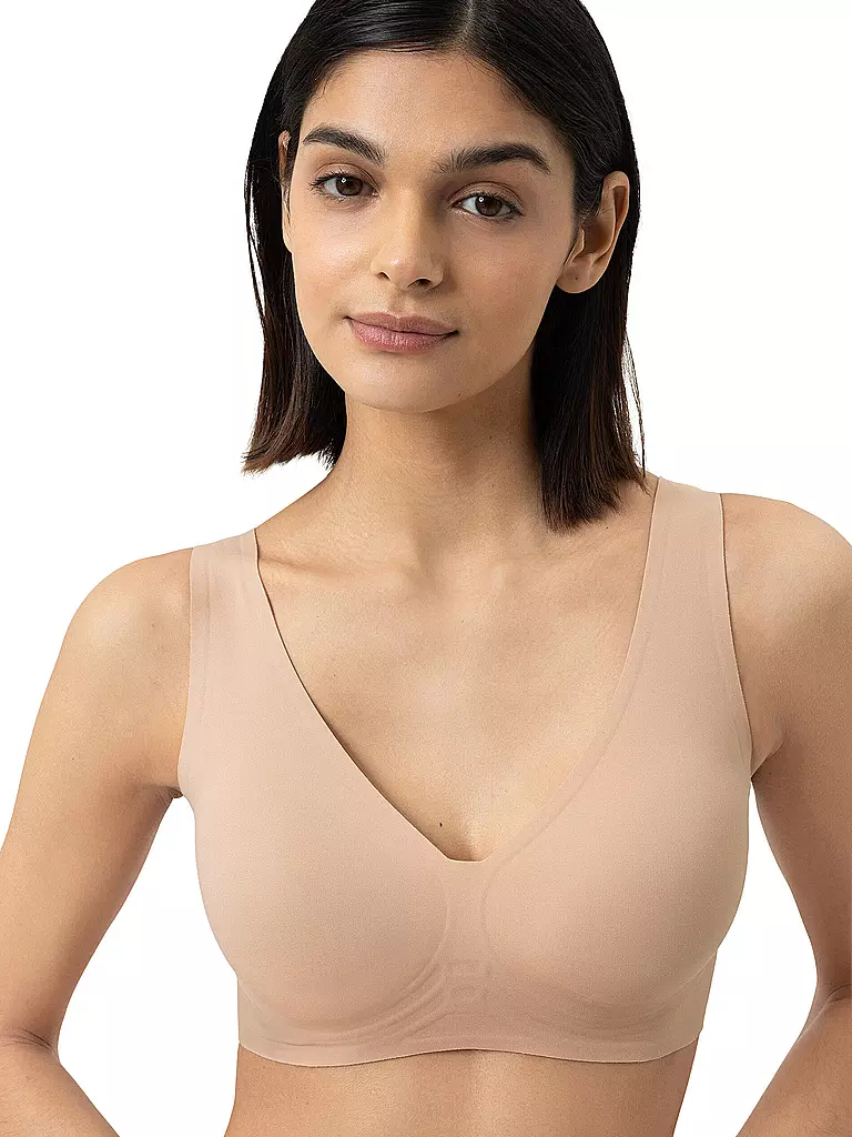 MEY | Bustier SIMPLY INVISIBLE cream tan | schwarz