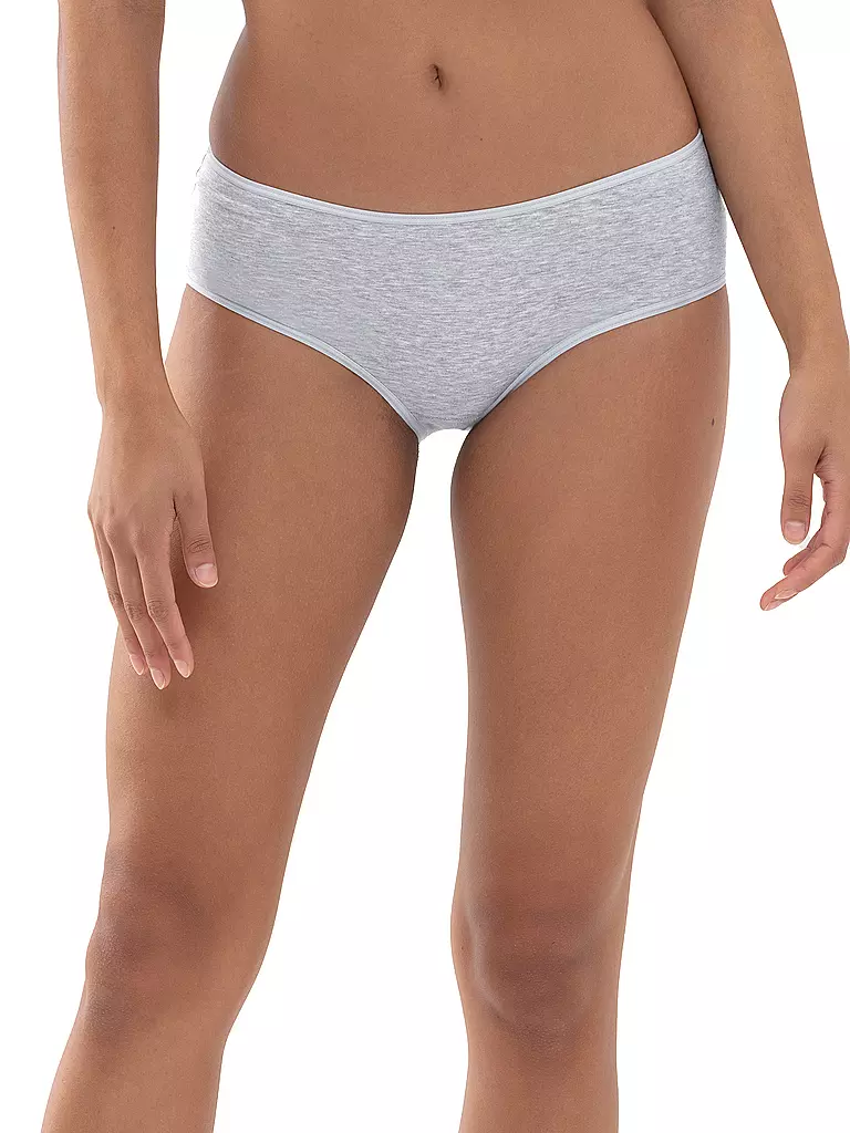 MEY | Hipster COTTON PURE light grey melange | grau