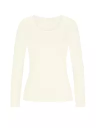 MEY | Langarmshirt EMOTION schwarz | creme