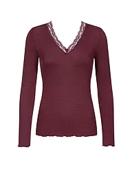 MEY | Langarmshirt WOOL EXPRESSIVE | beere