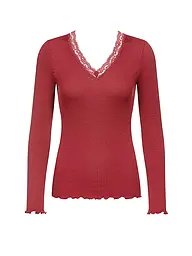 MEY | Langarmshirt WOOL EXPRESSIVE | rot