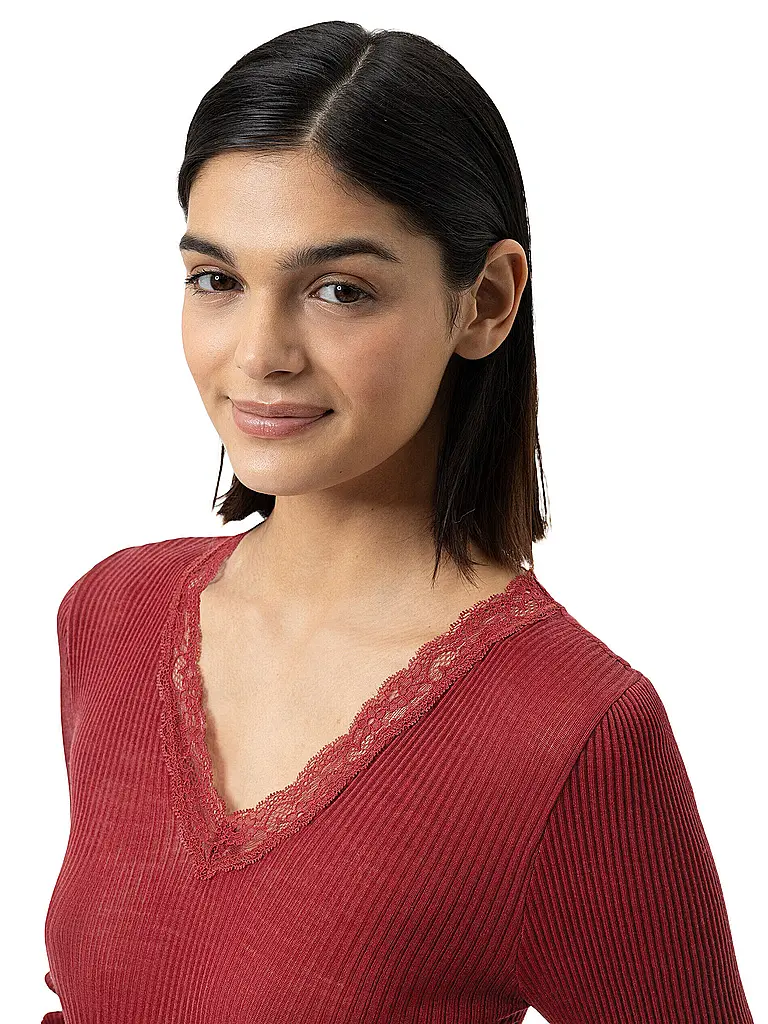 MEY | Langarmshirt WOOL EXPRESSIVE | 