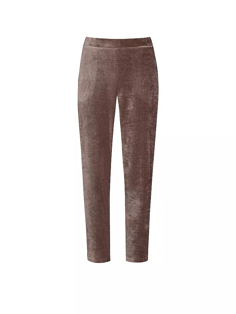 MEY | Loungewear Hose VELVET DREAM | hellbraun