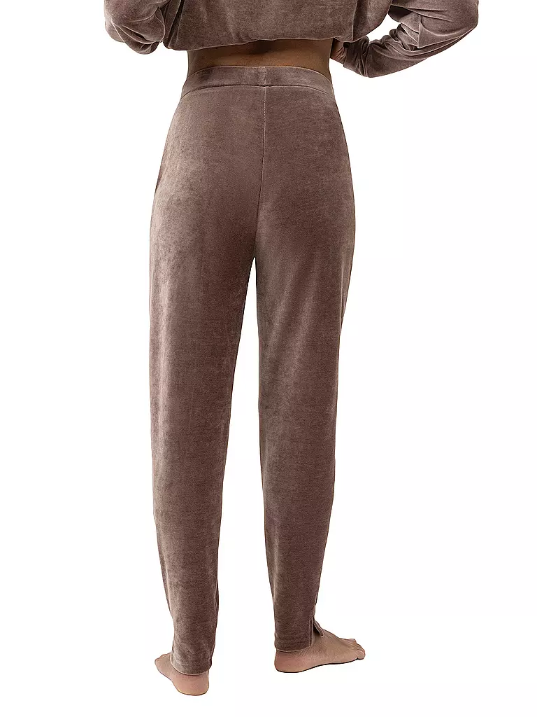 MEY | Loungewear Hose VELVET DREAM | hellbraun