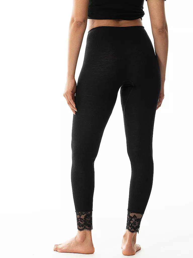 MEY | Loungewear Leggings LOVE | schwarz