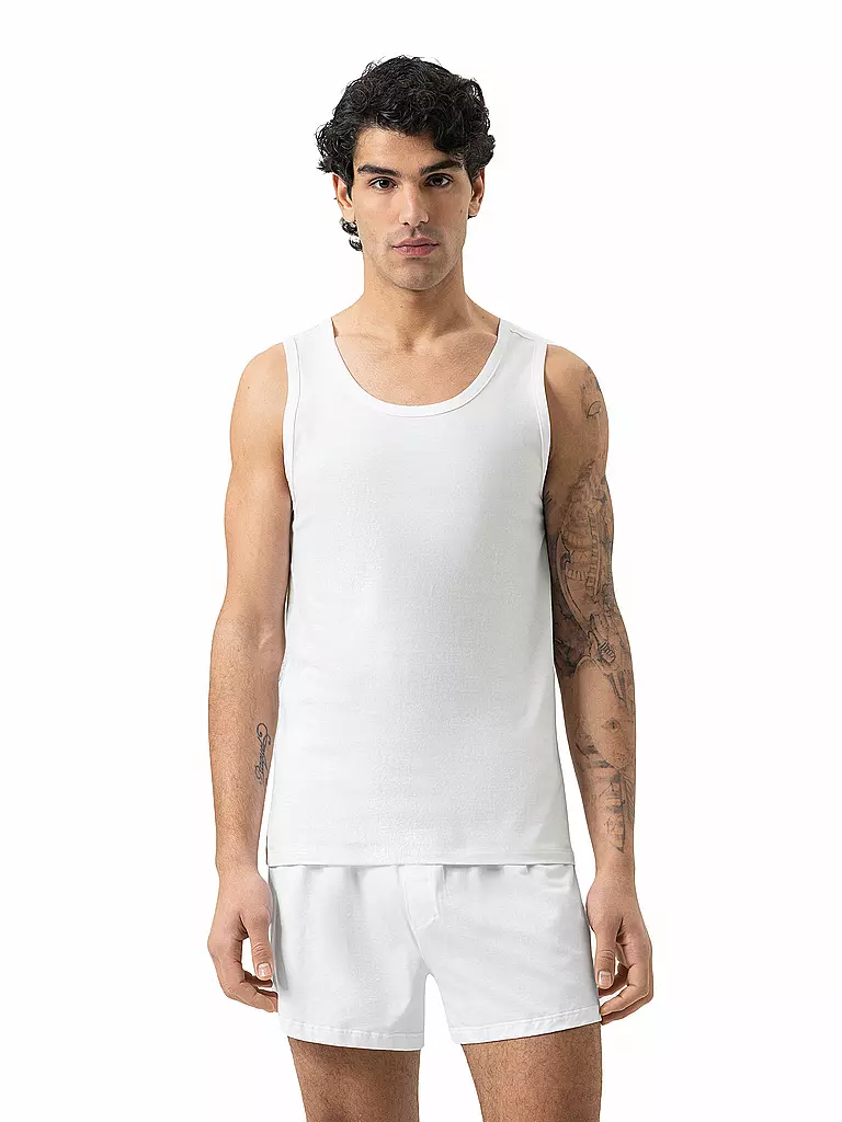 MEY | Loungewear Shirt - Unterhemd  | weiss