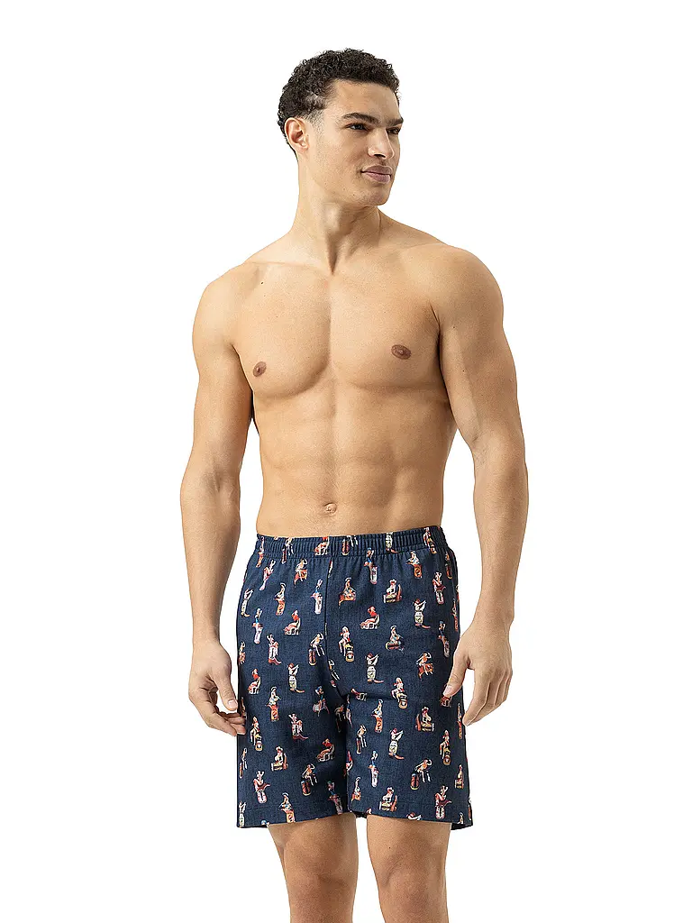 MEY | Loungewear Shorts | blau