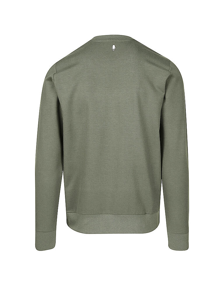 MEY | Loungewear Sweater Dark Forest Green | grau