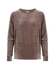 MEY | Loungewear Sweater VELVET DREAM | hellbraun