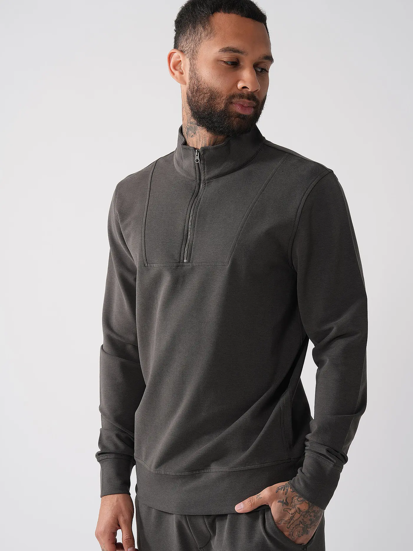 MEY | Loungewear Sweater | grau
