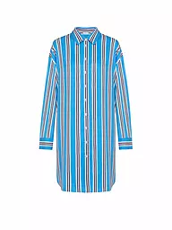 MEY | Nachthemd - Sleepshirt CALMING STRIPES | hellblau
