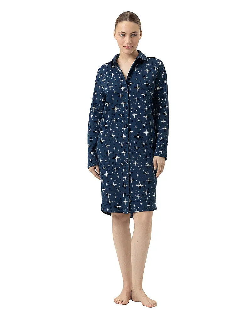 MEY | Nachthemd - Sleepshirt POLAR SKY | dunkelblau