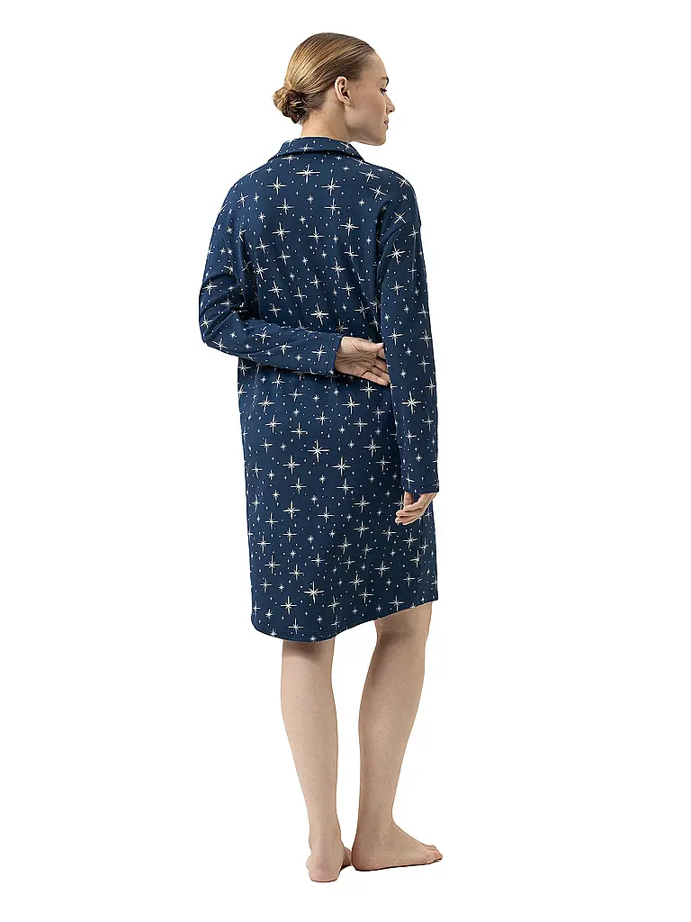 MEY | Nachthemd - Sleepshirt POLAR SKY | dunkelblau