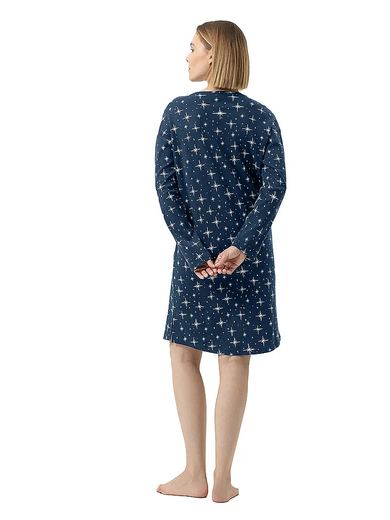 MEY | Nachthemd - Sleepshirt POLAR SKY | dunkelblau