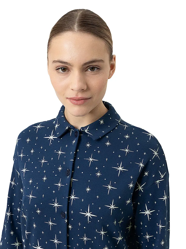 MEY | Nachthemd - Sleepshirt POLAR SKY | dunkelblau