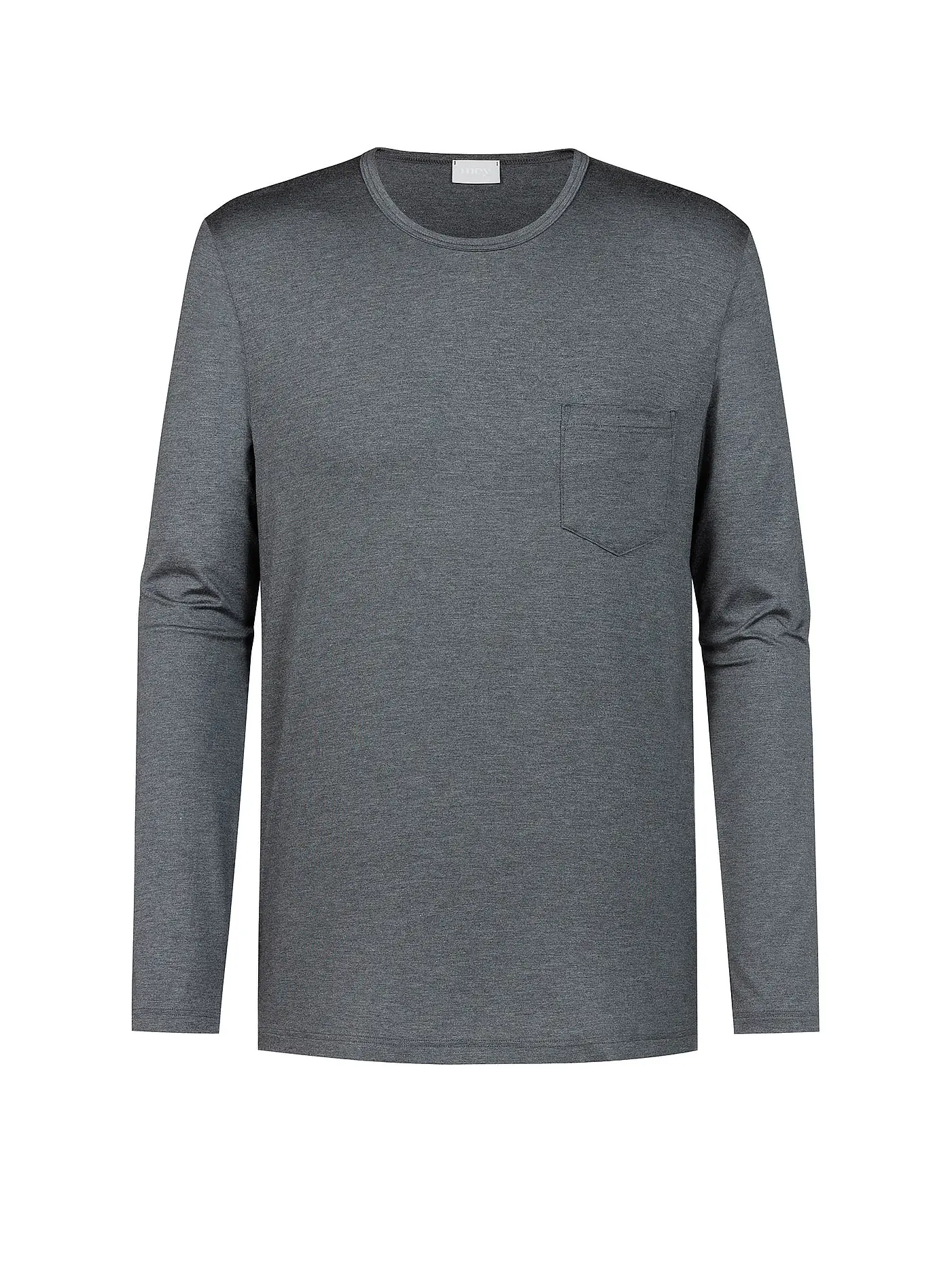 MEY | Pyjama Langarmshirt JEFFERSON galactic blue | grau