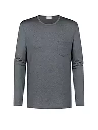 MEY | Pyjama Langarmshirt JEFFERSON galactic blue | grau