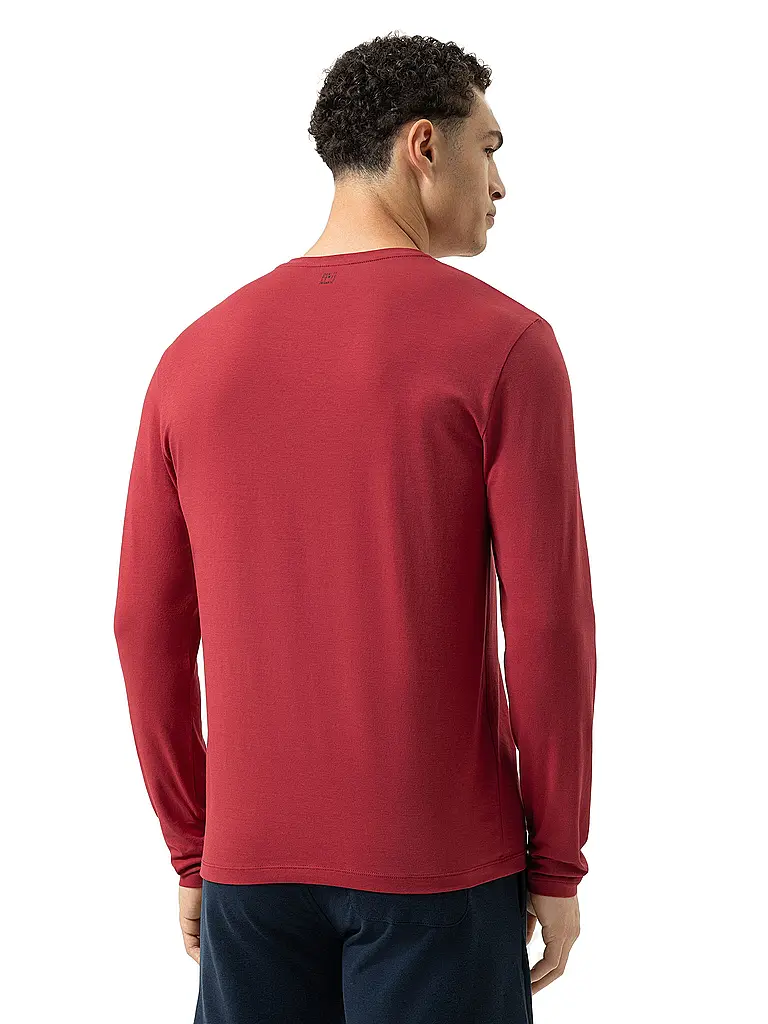 MEY | Pyjama Langarmshirt RELAX gala red | 