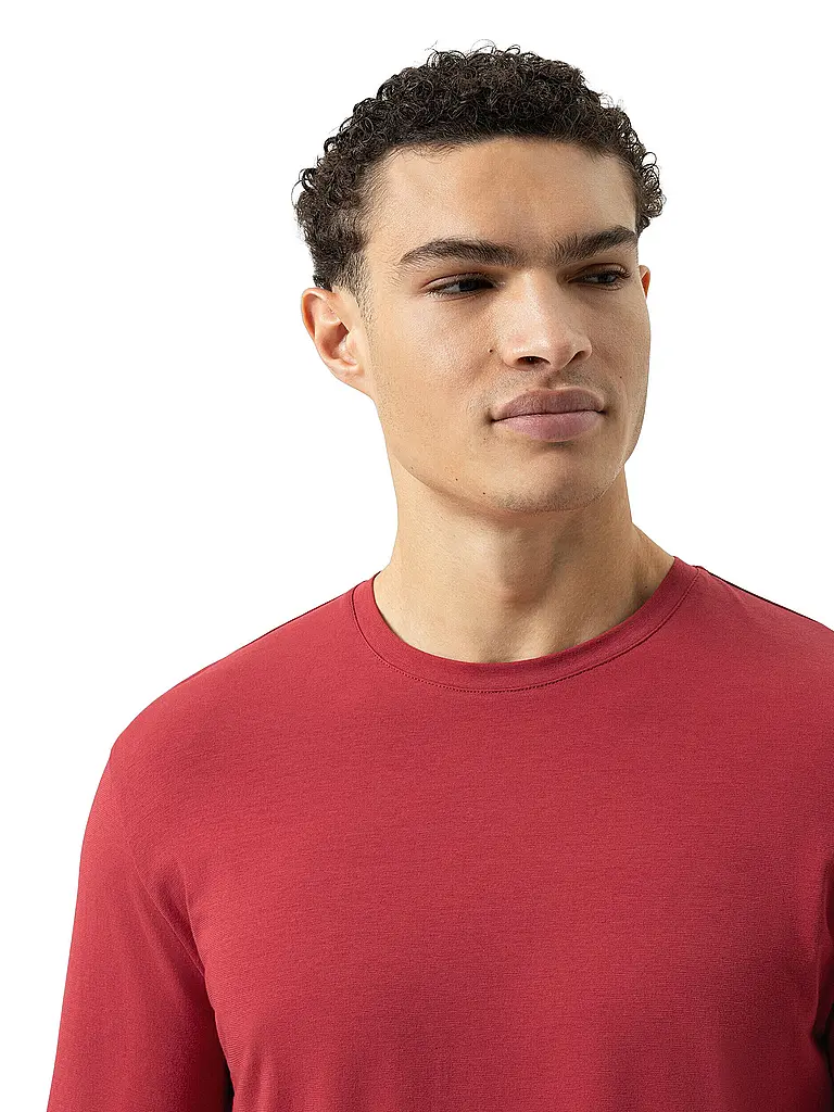 MEY | Pyjama Langarmshirt RELAX gala red | 