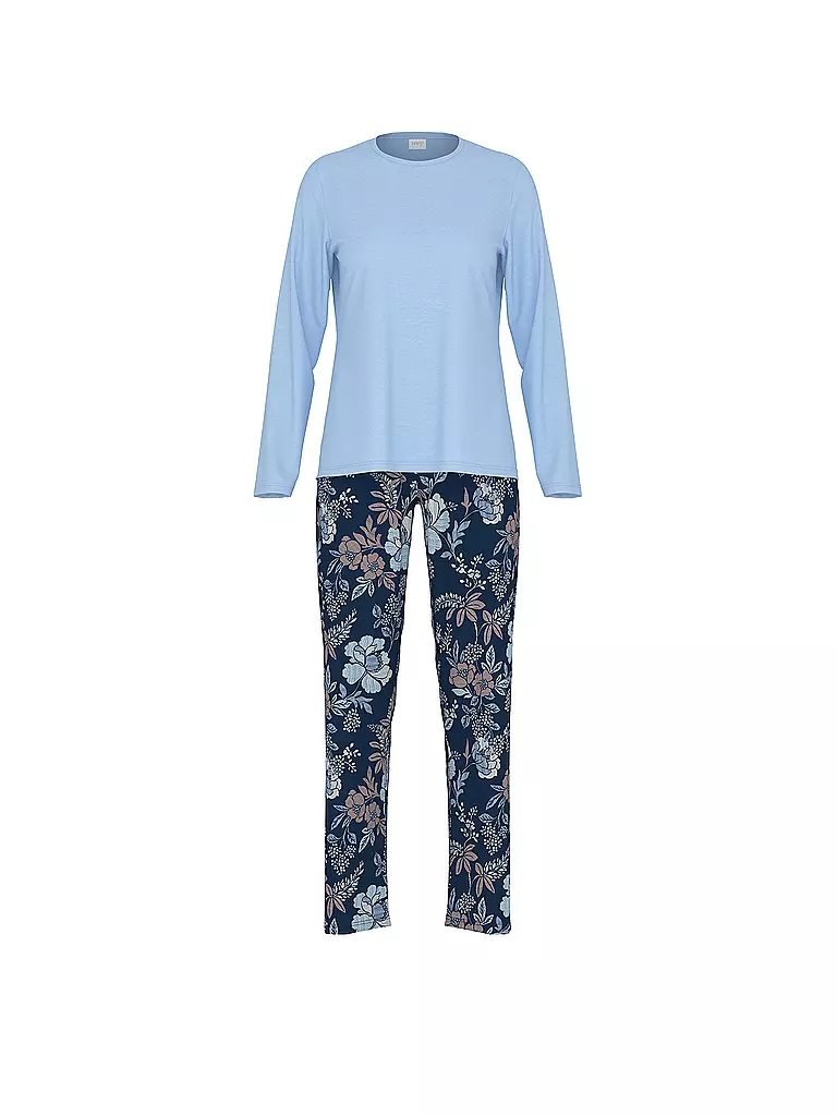 MEY | Pyjama NOSTALGIA | dunkelblau