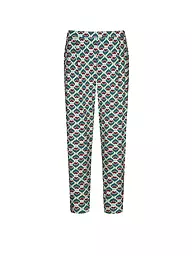 MEY | Pyjamahose 7/8 MYSTICAL MAZE | grün