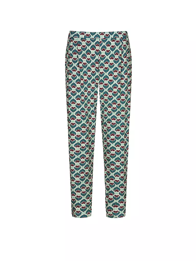 MEY | Pyjamahose 7/8 MYSTICAL MAZE | grün