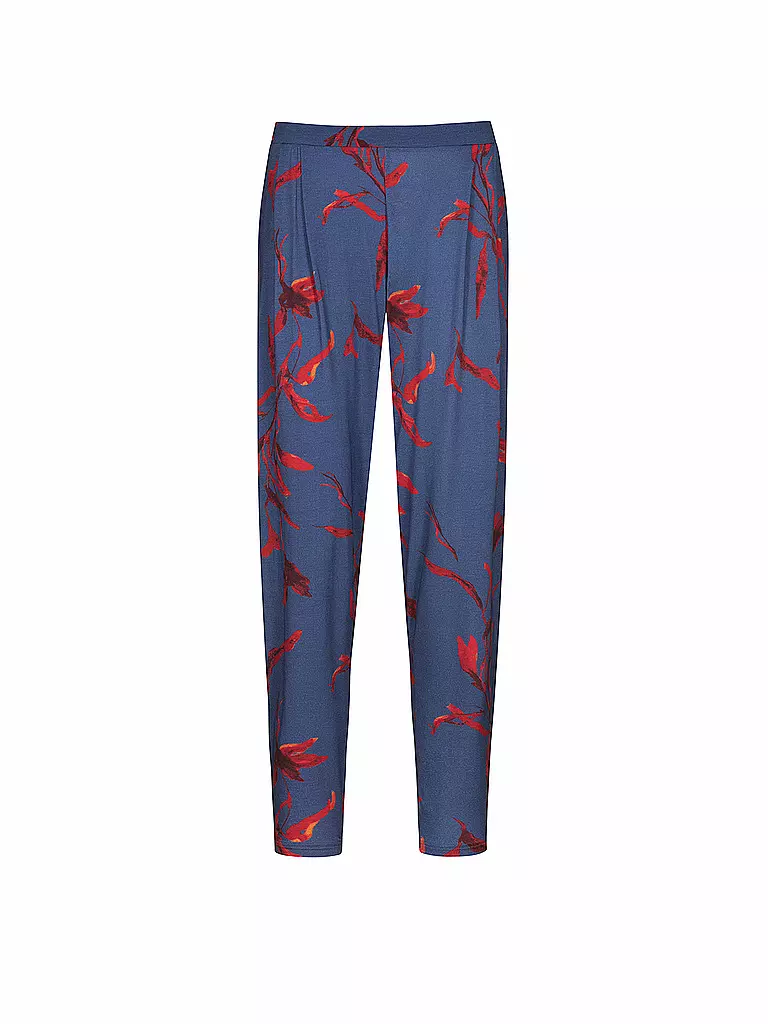 MEY | Pyjamahose 7/8 ROYAL GARDEN astral night | blau