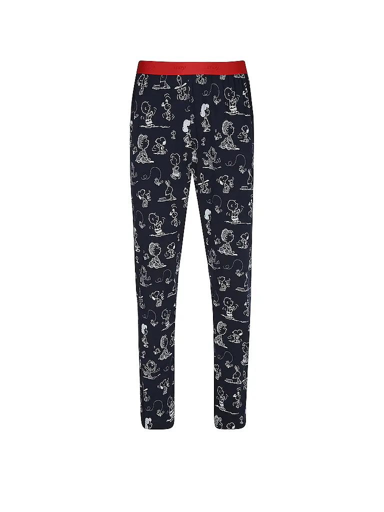 MEY | Pyjamahose mey x Peanuts | Blau