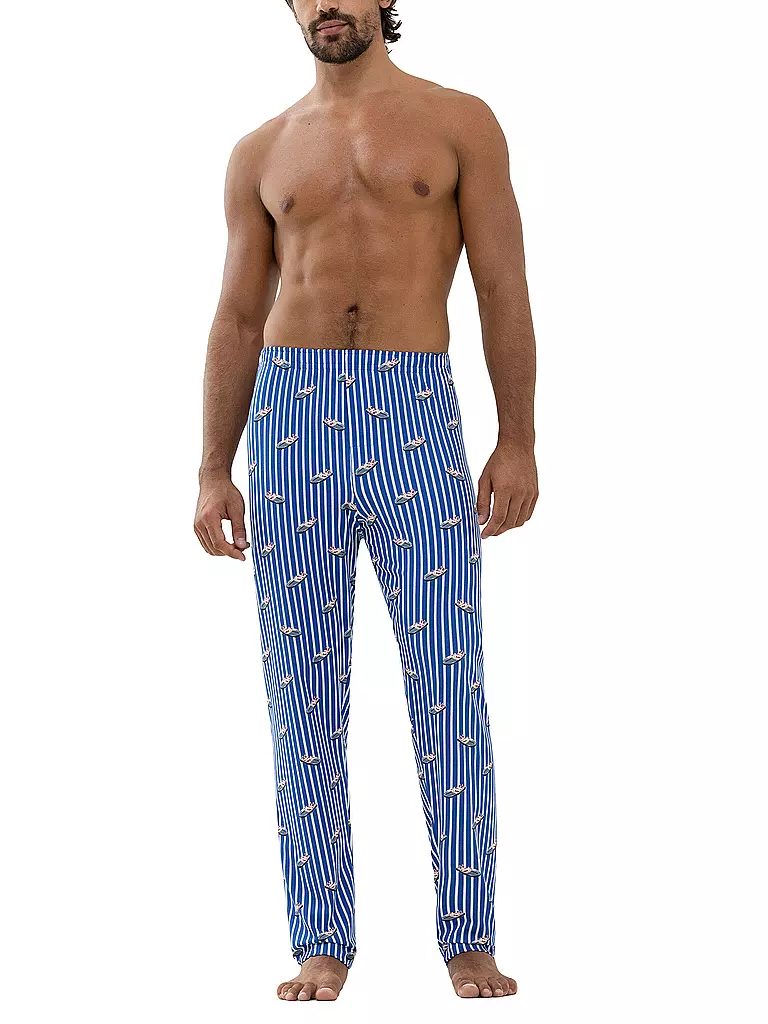 MEY | Pyjamahose | blau