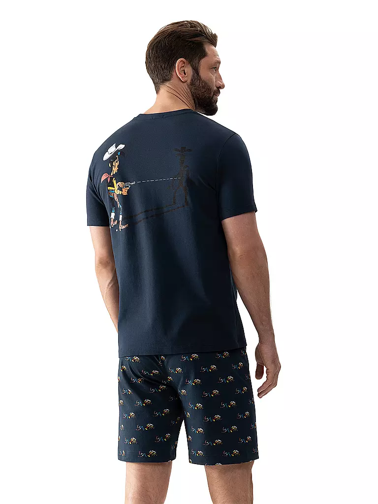MEY | Pyjamaoberteil | blau