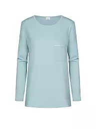 MEY | Pyjamashirt CLASSY NIGHTS waterscape | hellblau