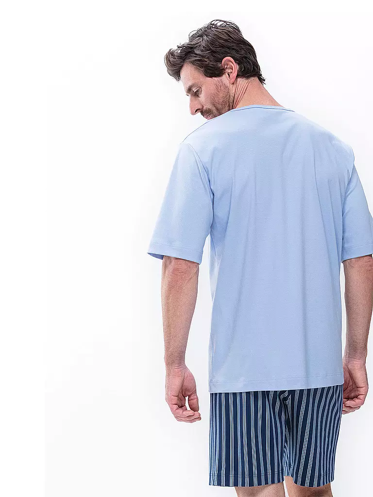 MEY | Pyjamashirt | blau