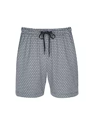 MEY | Pyjamashorts ROUND GEO | blau